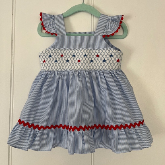 Stitchy Fish Other - Stitchy Fish Stars Smocked Dress